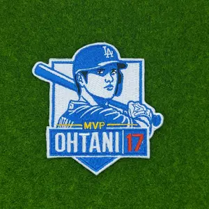 Ohtani MVP Embroidered Iron-on Patch 3.5"