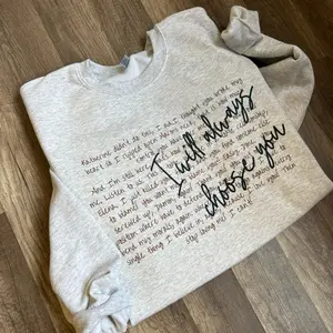 TVD Delena I will Always Choose You Crewneck and T-shirt