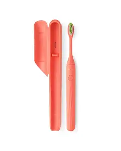 Philips Toothbrush Battery One by Sonicare -Miami Coral Handle Battery-Powered Daily Oral Care Toothbrush
