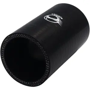 2 Inch / 51mm Straight  Coupler Hose - 4 Inch Length, 5.5mm Thickness - High Temp 4-Ply Reinforced Black Tube for Turbo  Radiator Pipe
