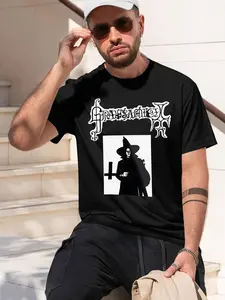 Grausamkeit 2026 new model Black/White Tee Stylish & Comfortable Loose Crew Neck Short Sleeve T-shirts Versatile On Trend Eye Catching Printed Graphic Casual Tee for Daily Wear Outings & Leisure