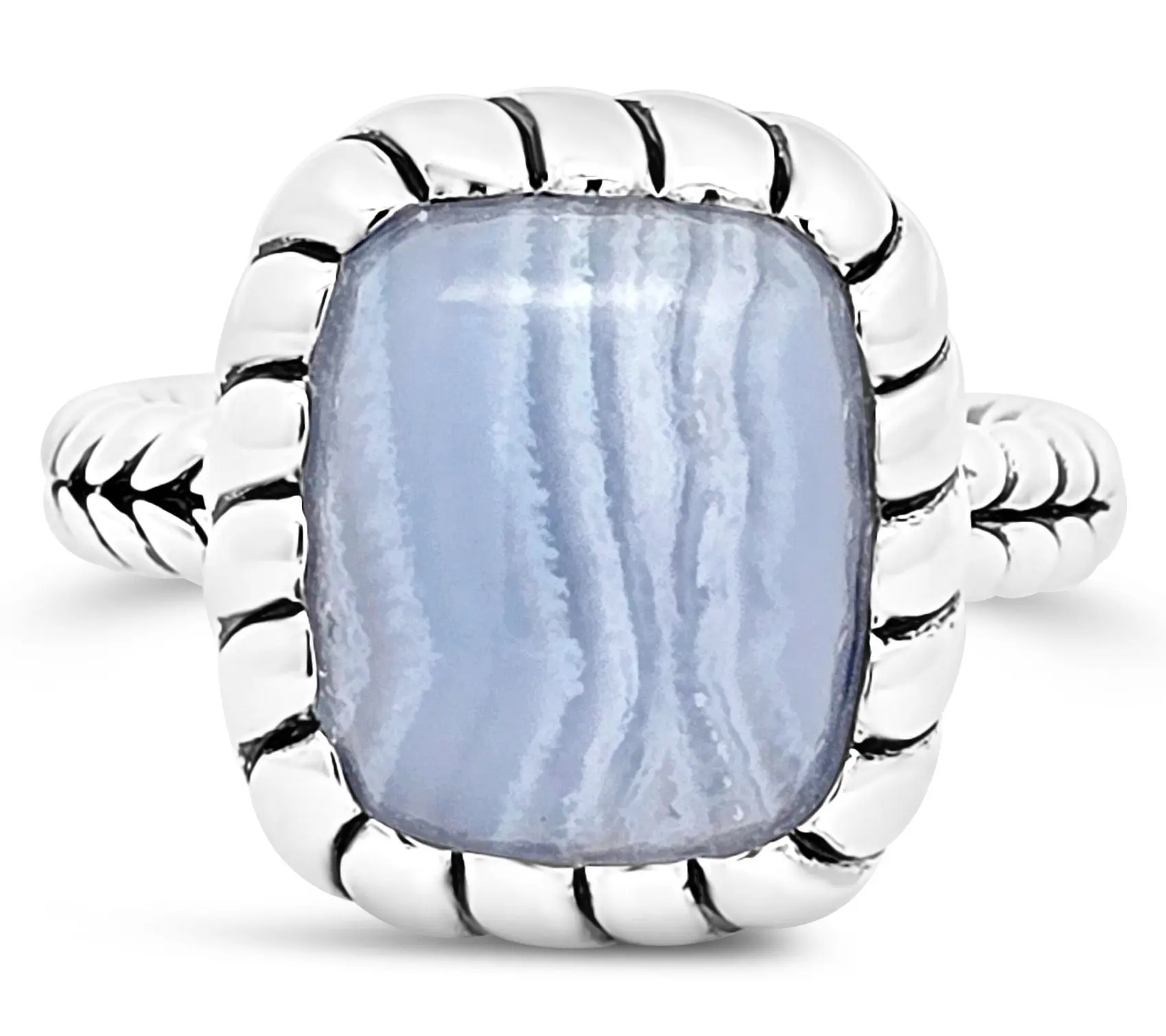 Tiffany Kay Studio Sterling Silver Blue Lace Agate Ring