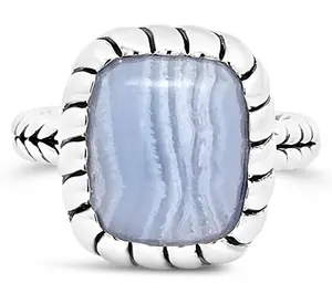 Tiffany Kay Studio Sterling Silver Blue Lace Agate Ring