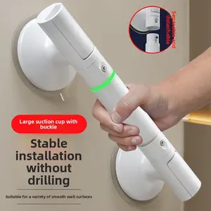 Bathroom Grab Bar Handrail Elderly Toilet Anti-Slip Safety Handle Elderly Home Toilet No-Drill Suction Cup Handle