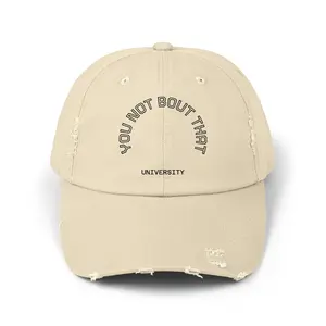 Trendy Distressed Cap - Fun Casual Accessory, Perfect for Students, Outdoor Events, Birthdays, Summer Days