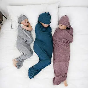 Hug Sleep Hooded Sleep Pod, Wearable Blanket with Comfy Hoodie, Weighted Blanket Alt, Cooling Sensory, Machine Washable Cozy Blankets, Adult, Kids or Teens Gift.A D,H D