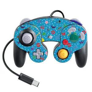 Blue Smash Pattern Gamecube Controller skin