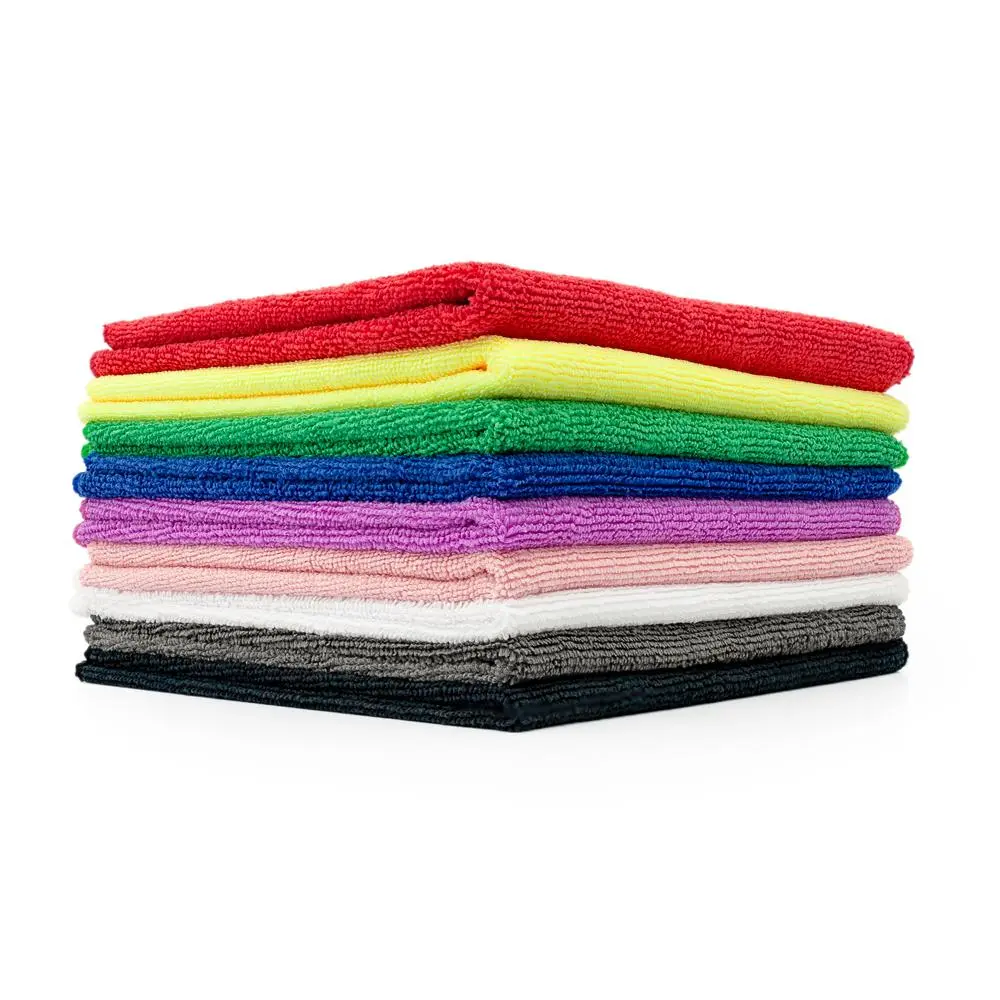 The Rag Company - All-Purpose Microfiber Terry Cleaning Towels - Commercial Grade, Highly Absorbent, Lint-Free, Streak-Free, Kitchens, Bathrooms, Offices, 300gsm, 12in x 12in
