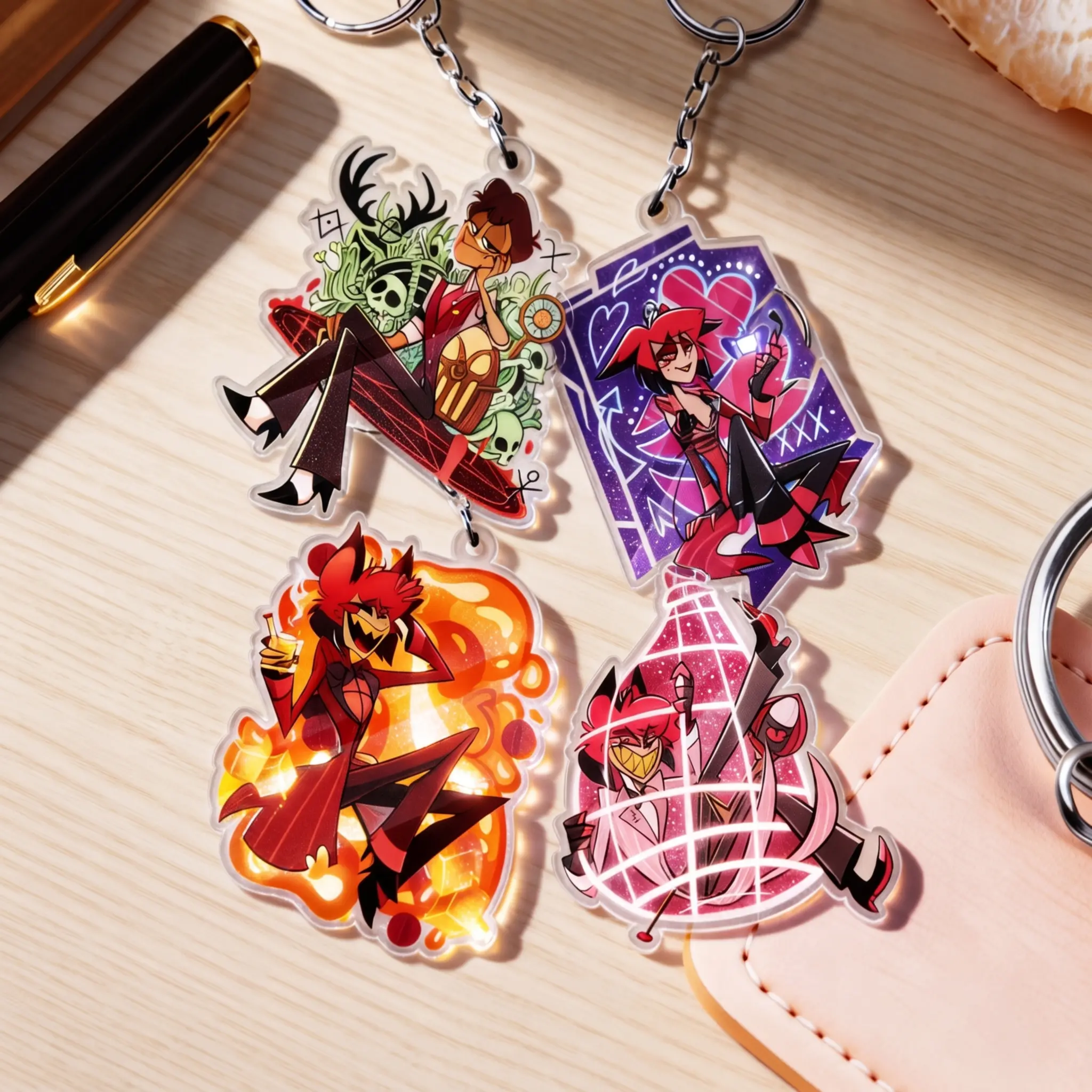 Alastor Acrylic Charms Keychain