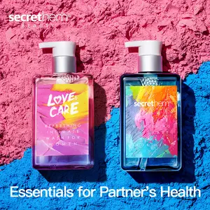 Secrethem Intimate AreaCleansing Wash, pH Balanced, Odor Removal, Fragrance Retention,Itching Relief ,Men's And Women's Skincare Cleanser Comfort Scented Aroma Cosmetic Antibacterial Daily