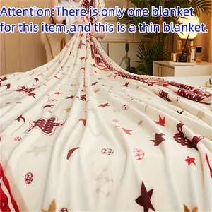 A Fleece Blanket That Is Beautiful, Comfortable, And Warm, Suitable for Use on Sofas, Beds, Cars, Offices, And for Pets; a Perfect Gift for Birthdays And Christmas