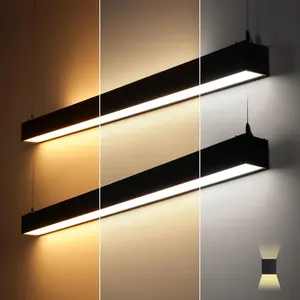 LEONLITE 4FT Linkable LED Linear Light 4600LM Dimmable 3/4/5000K CCT Selectable (2 Pack/ 4 Pack)