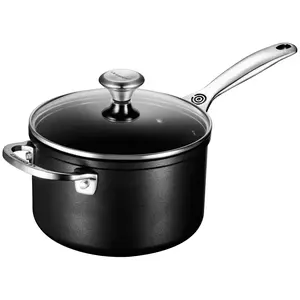 Le Creuset Toughened Nonstick PRO 3-qt Saucepanand Glass Lid
