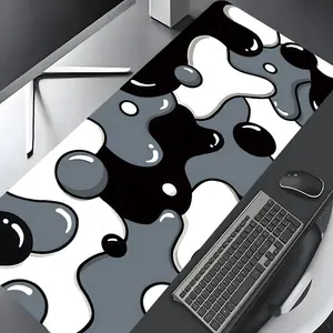 Abstract Fantasy Pattern Mouse Pad, Rectangle Gaming Mouse Pad, Non-slip Rubber Pad, Desktop Decoration Protective Pad for Home Office, Desk Accessories