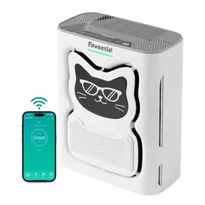 Faveetie  Air Purifier for Pets Home Large Room up to 2300 ft², H13 HEPA Filter, Removes Pet Hair, Dander, Odors & Allergens, PM2.5 Air Quality Monitor, Auto Mode, 3 Speeds