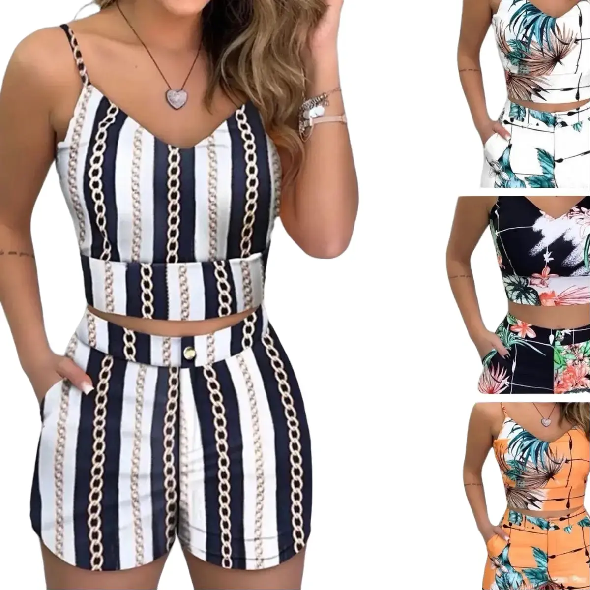 Chic & Sexy Matching Shorts Set – Perfect for Summer