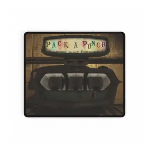 Vintage Arcade Desk Mat - Gaming Decor for Home Office, Pack a Punch, Retro Gaming Gift, Gamer Desk Accessory, Unique Desk Decor