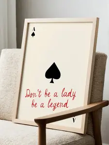 Retro Playing Card Poster | Trendy Wall Art | Vintage Room Decor
