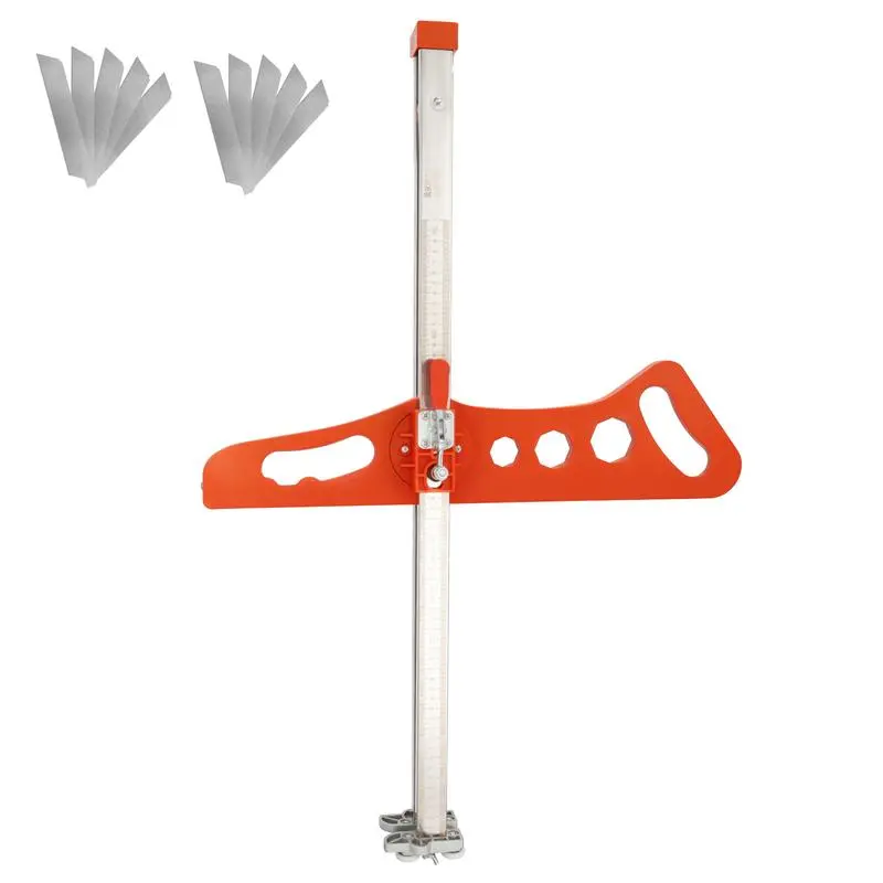 Durable Stainless Steel Drywall Cutter with Hand Push - Dust-Free, Shock-Resistant Roller for Precise Woodworking & Board Cutting, Aluminum Alloy Construction