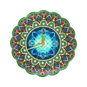 Wall Clock Diamond Painting Special Shaped Cross Stitch for Gifts