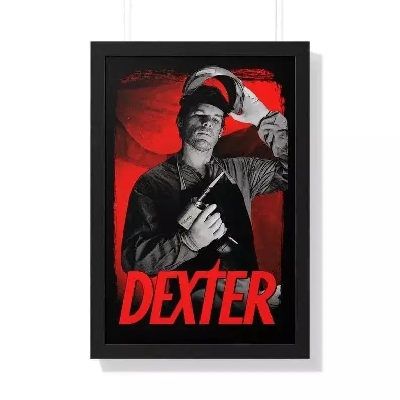 Dexter Poster, TV Series Retro Poster no frame Decor Print