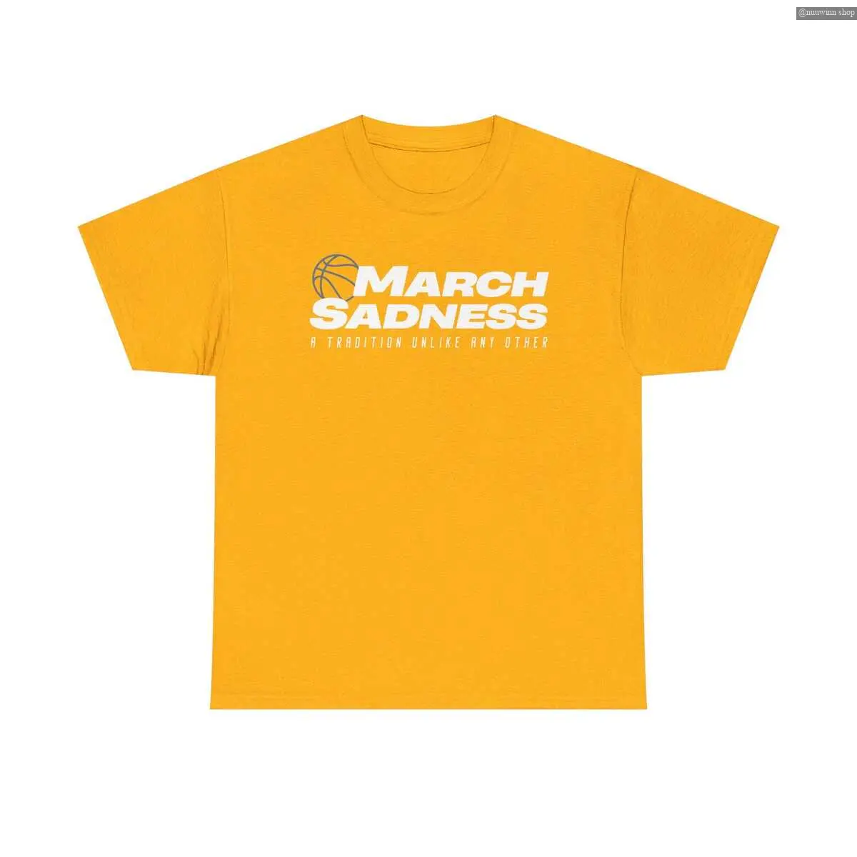 College Basketball Fan March Sadness T-Shirt | Funny March Madness Bracket Shirt , Couple style