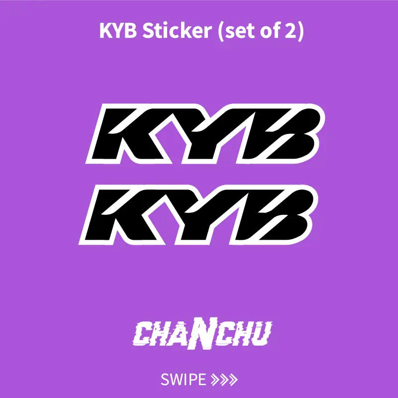 KYB Stickers (6 inches & set of 2)