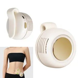 2026 Portable Clip On Bladeless Mini Fan, Silent Hands Free Personal Fan, 3 Speed Adjustable USB Cooling Fan for Outdoor Travel Office Sports, Summer Travel Accessories & Gift (White)