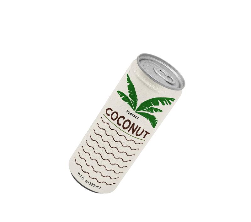 Case of 12 Cans Perfect Coconut Water Beverage