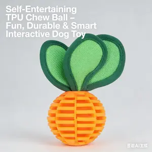 Self-Entertaining TPU Chew Ball – Fun, Durable & Smart Interactive Dog Toy