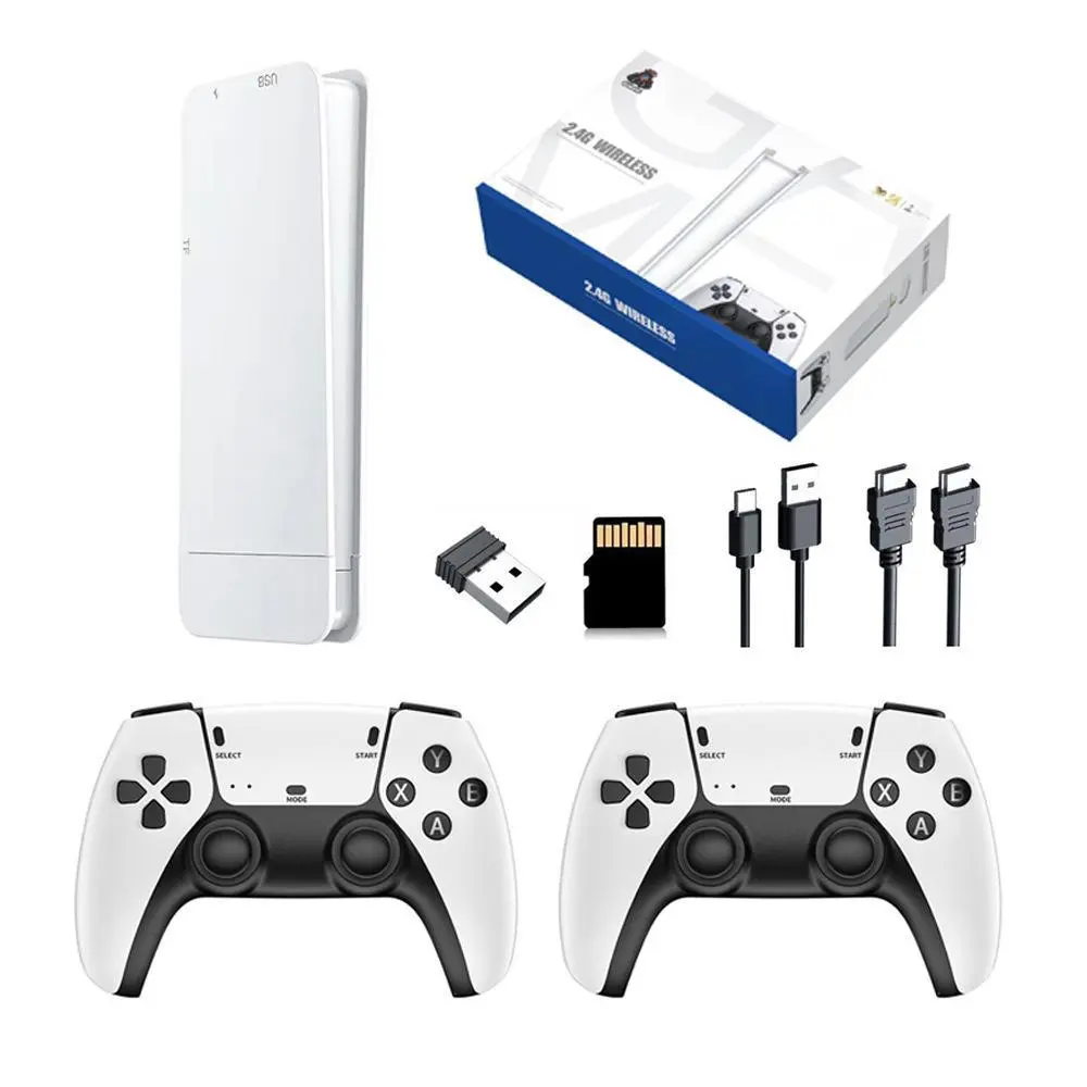 M15 Home Video Game Console - 4K HD/1080p Output, Wi-Fi Support, TV Connection, Dual Wireless Joysticks, Anime 3DS Multi-Game Player for Family Party Gift Gaming Stuff Gaming Products Video Gamepad Console Upgraded Game Stick