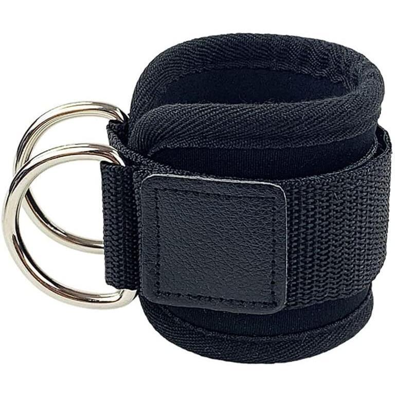 Adjustable Ankle Strap with Double D-Rings and Neoprene Support Ankle Straps for Cable Machines for Kickbacks, Workouts, Leg Extensions, Curls, and Hip Abductors for Men and Women Adjustable Ankle Strap with Double D-Rings and Neoprene Support Ankle Straps for Cable Machines for Kickbacks, Workouts, Leg Extensions, Curls, and Hip Abductors for Men and Women