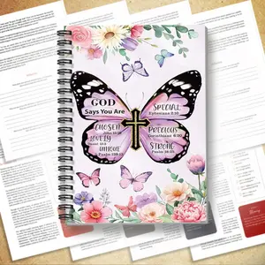 1 Bible Reading Plan Book, Portable 5.5x8.3 inches, includes 52 weeks of devotional scripture themes, daily reading tracking, reflection questions, Bible Study Supplies, Suitable for believers, church groups, Christmas or birthday gifts