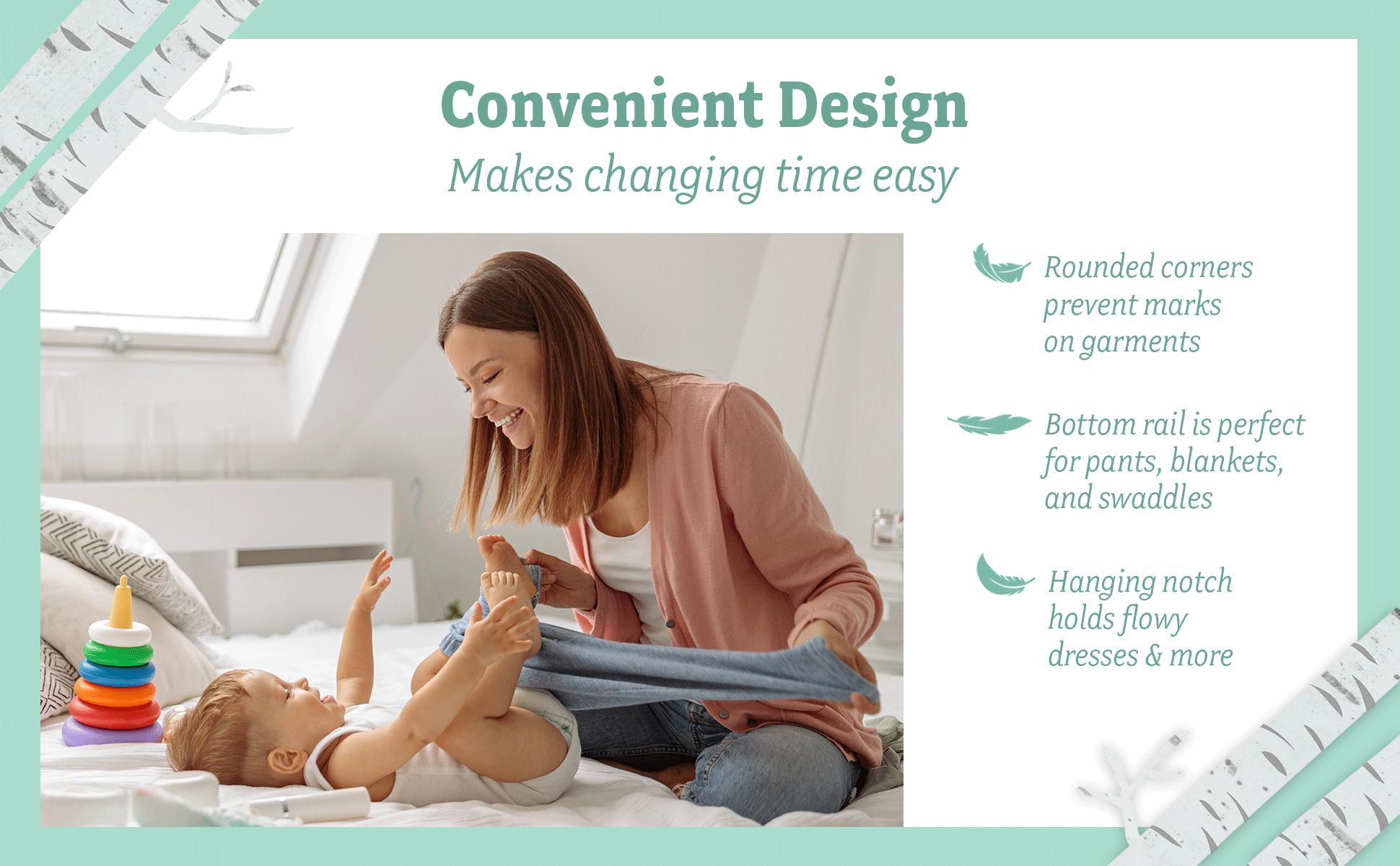 Baby Nest Designs Kids Plastic Velvet Hangers for Closet, Children Non-Slip Hangers Dividers for Nursery Closet Organizer, Grey - Pack of 15 Baby Nest Designs Kids Plastic Velvet Hangers for Closet, Children Non-Slip Hangers Dividers for Nursery Closet Organizer, Grey - Pack of 15