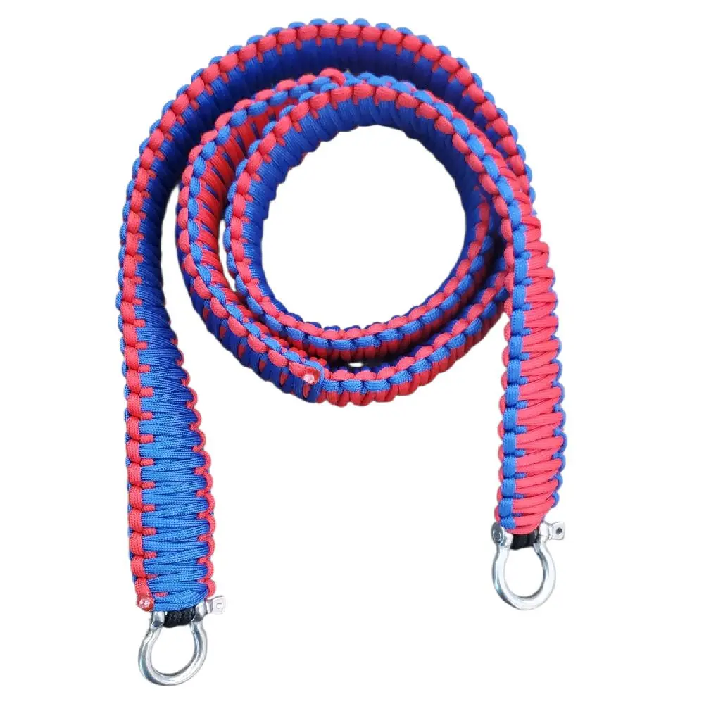 RED AND BLUE PARACORD STRAP RED AND BLUE PARACORD STRAP