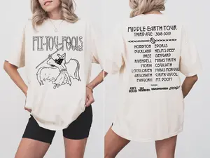 Middle Earth Tour Shirt, Wizard Long Sleeve Sweatshirt
