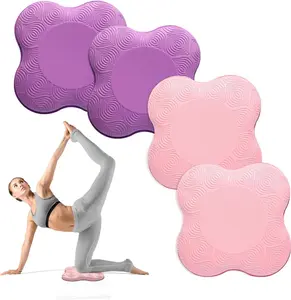 2-Pack Yoga Knee & Elbow Cushions – Extra-Thick Foam Support Pads for Knees, Elbows, Wrists, Hands & Head – Comfortable Pilates & Workout Kneeling Mats for Women & Men