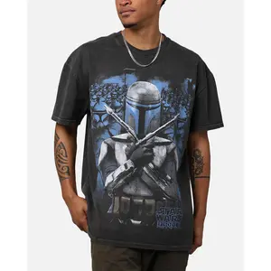 Star Wars Episode II '02 Heavyweight Vintage T-Shirt Black Wash