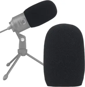 KarmaDirect SUNMON K669 Foam Mic Windscreen Pop Filter Wind Cover for Fifine USB Condenser Recording Microphone K669 T669 K669B Ideal for Podcasts and Streaming