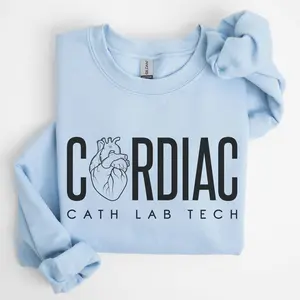 Cardiac Cath Lab Tech Sweatshirt or T-Shirt , Cathlab Technician TShirt, Cath Lab Technologist ,Catheterization Laboratory Technician Cotton