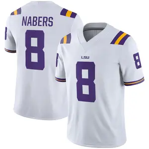 White #8 Football Jersey Nabers, College Game Day Fan Shirt Unisex 2026