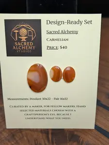 Oval Shape - Carnelian - Design-Ready Set
