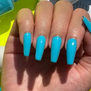 DND 436 Baby Blue Gel and Lacquer Duo nail care nail art