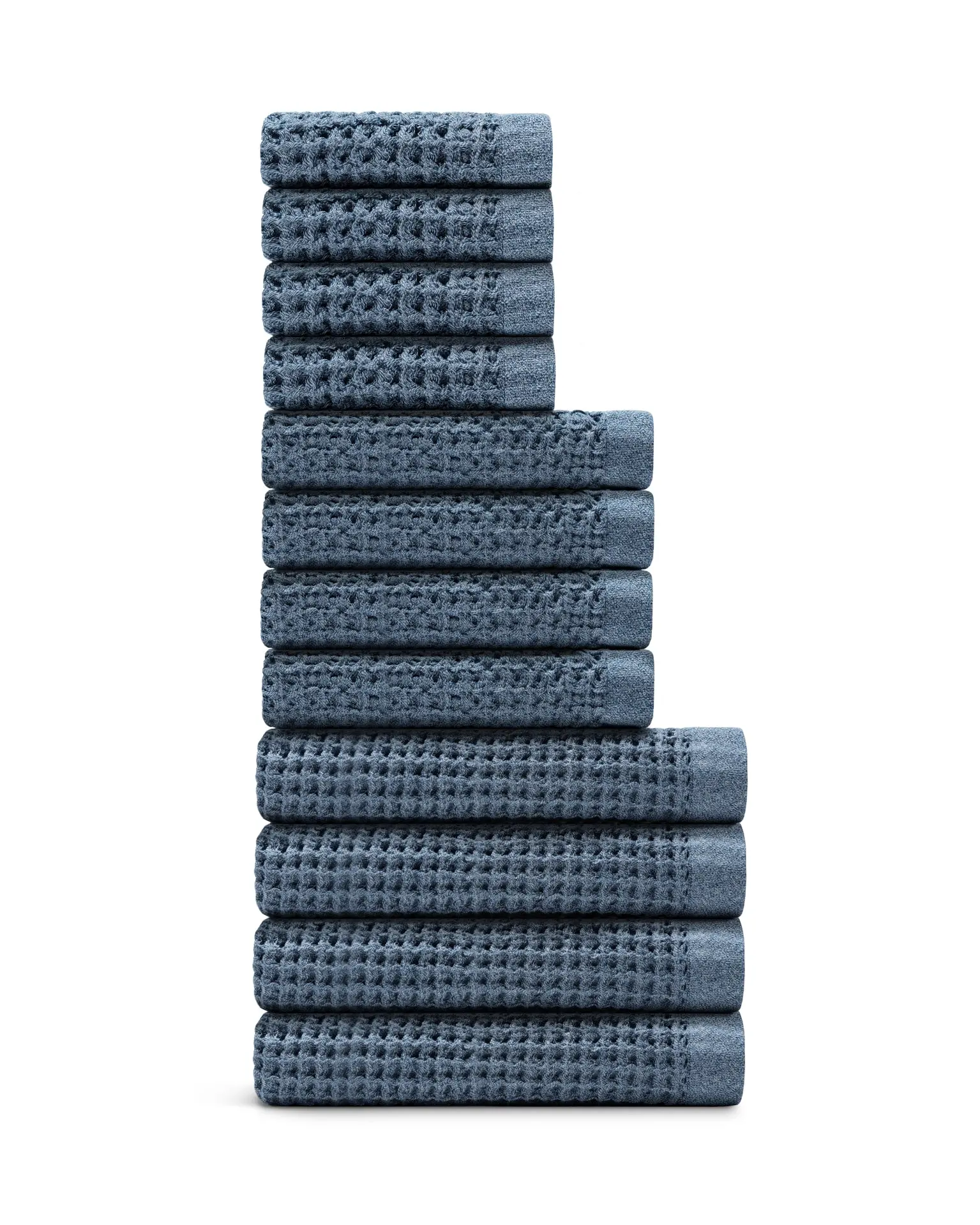 Supima® Waffle 12pc Bath Towel Move-In Bundle