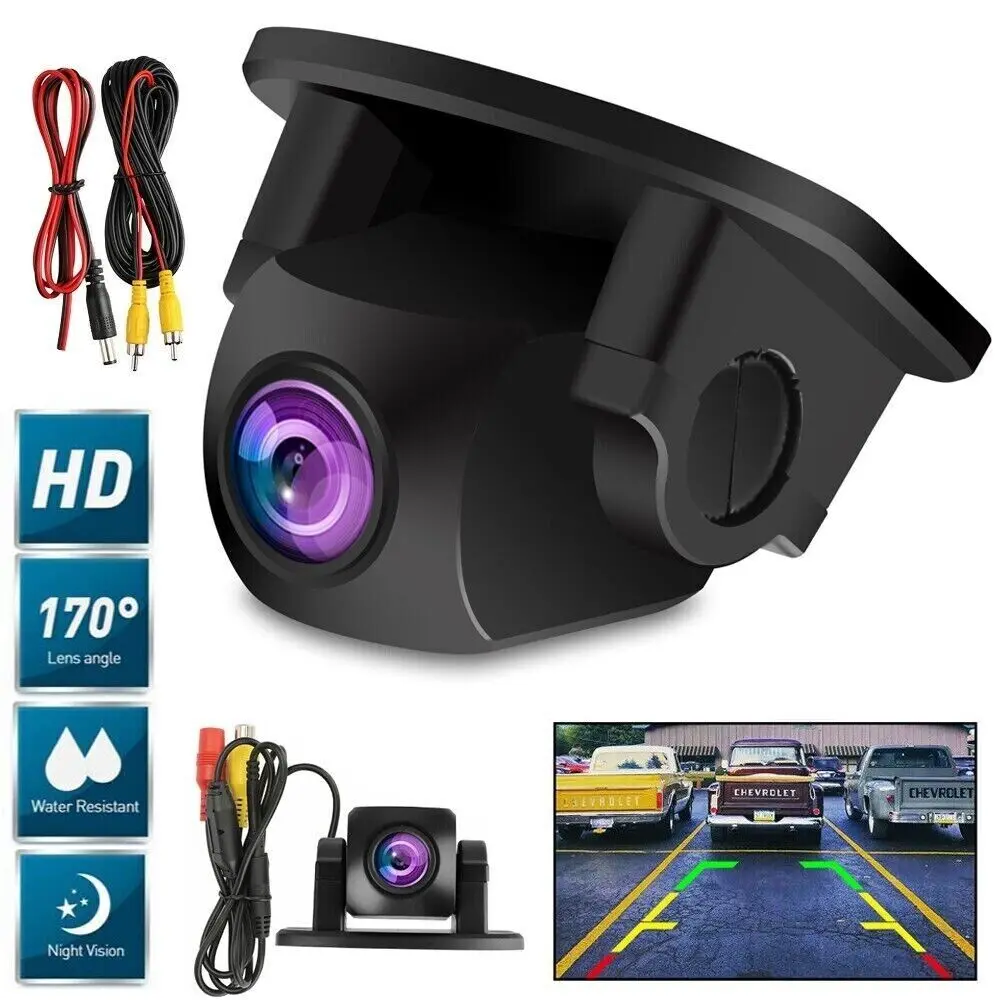 1PC Waterproof HD Reverse Camera Car Front Rear View Backup Parking Night Vision CAM Security Cam