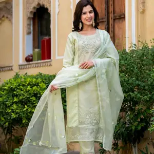 Silk Pakistani kurthi set