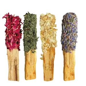2-Pack 4-Inch Palo Santo Incense Sticks, Handmade Multi-Scent Palo Santo Incense, for Space Cleansing Ritual Spell Supplies, Suitable for Birthdays, Housewarming, Spiritual Festivals, Ideal for Spiritual Practitioners, Witches, Wiccan Believers
