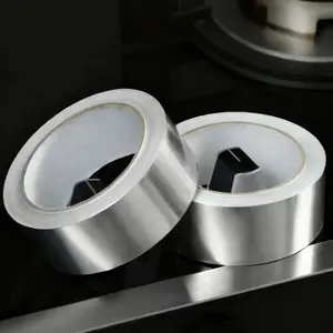 Aluminum Foil Tape Roll, Waterproof, Mold Resistant, Insulation Sealing for Hvac, Pipes, Metal, Bathtub, Bathroom, Kitchen