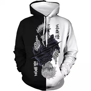 Jujutsu Kaisen anime Gojo Satoru sweatshirt 3D digital print men's and women's hoodies