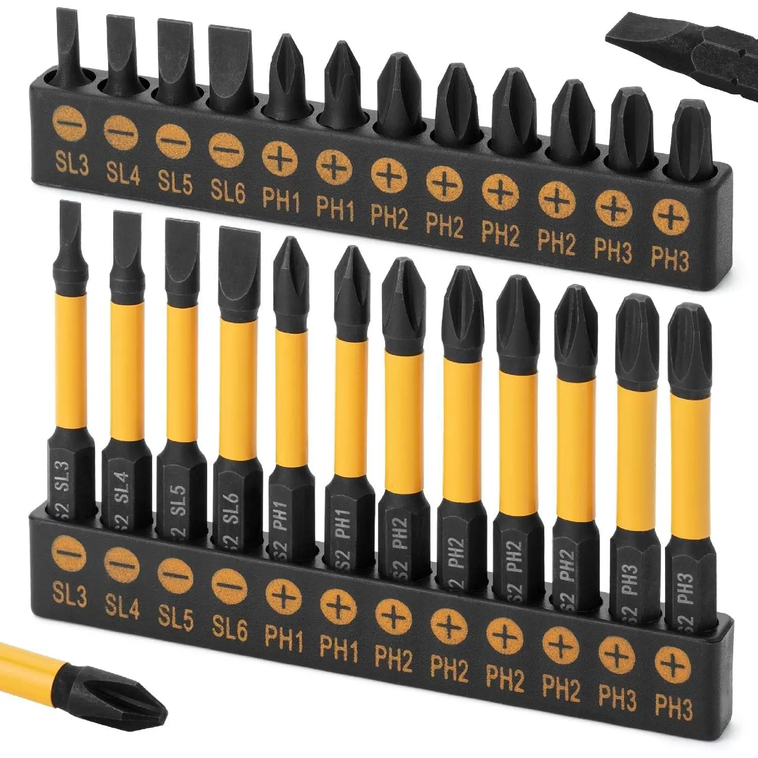 - Bit Set, 24 count, Slotted Phillips Drill Bit Set, Bits - Bit Set, 24 count, Slotted Phillips Drill Bit Set, Bits